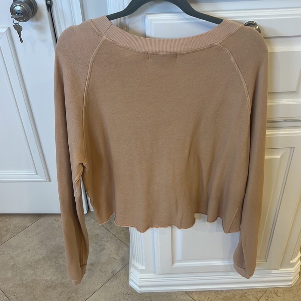 Wildfox So What Cropped Sweatshirt - Picture 2 of 3